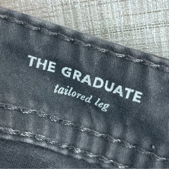 Ag Adriano Goldschmied Jeans Mens Size 38x32 The Graduate Charcoal 2595 - Picture 3 of 13